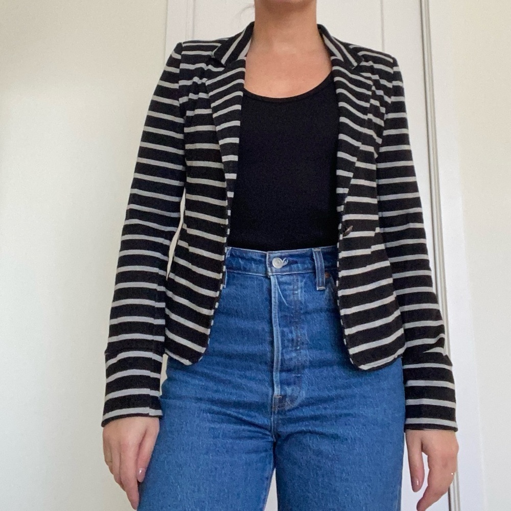 Striped Blazer